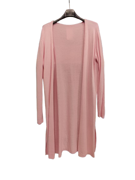 Cardigan Lungo con Spacchi Laterali (Taglia Unica XS-4XL)