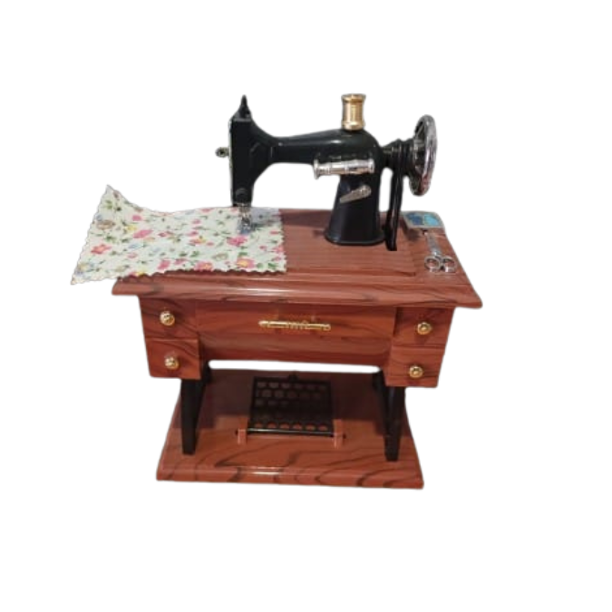 Carillon Vintage – Macchina da Cucire in Movimento