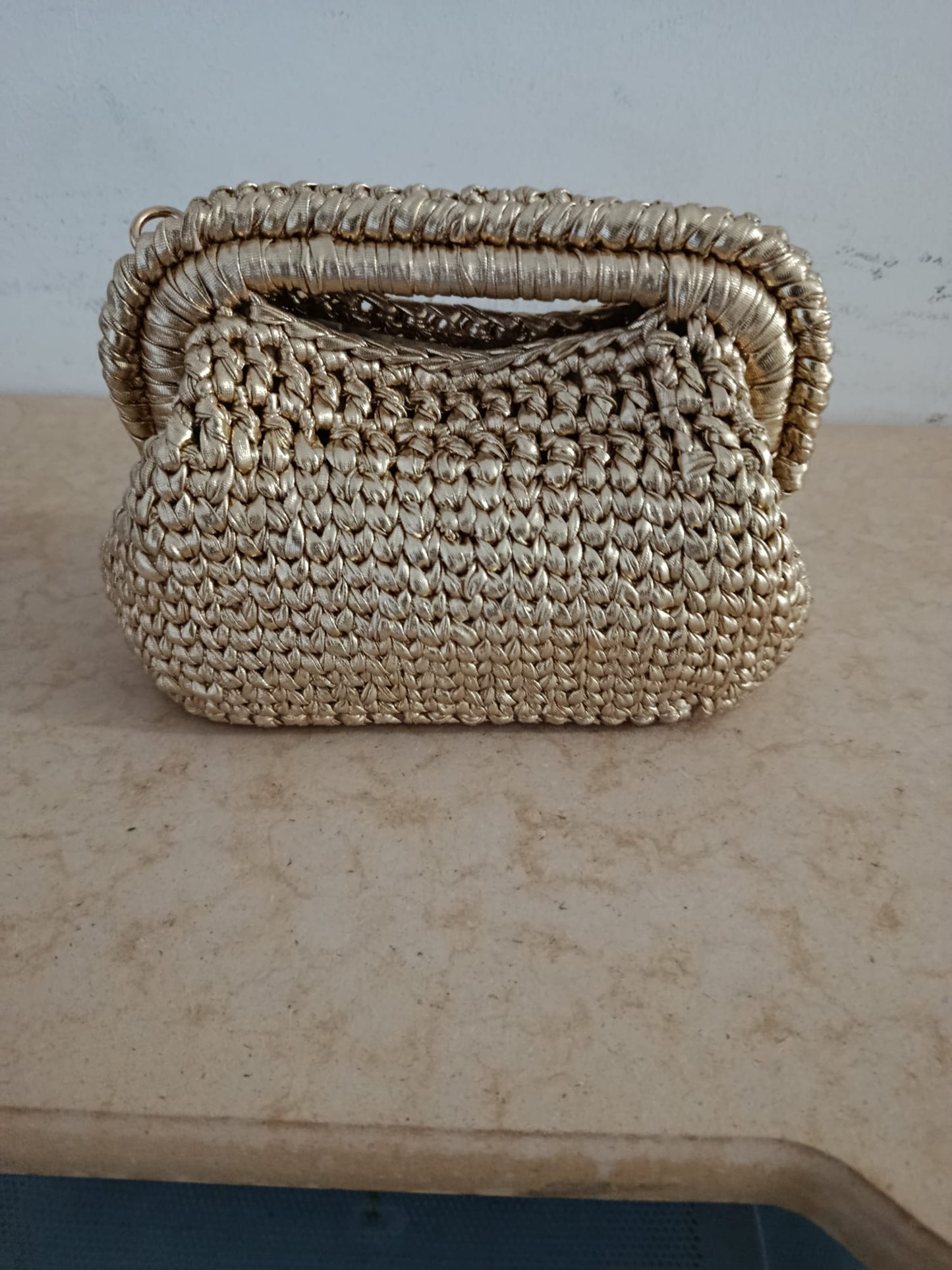 borsa punch needle artigianale