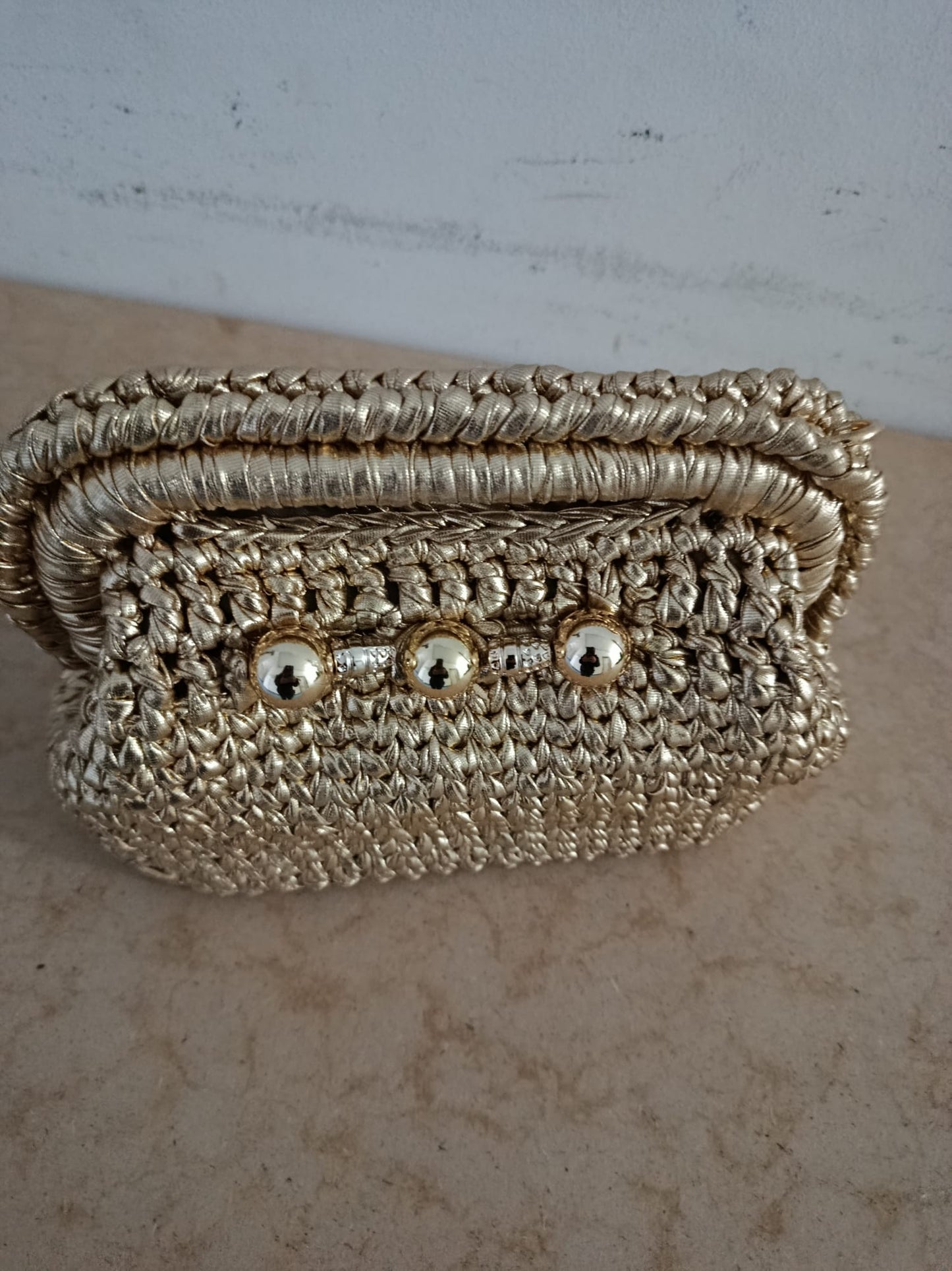 borsa punch needle artigianale