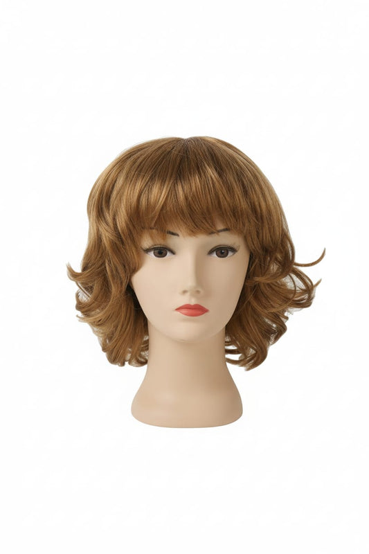 parrucca corta ondulata