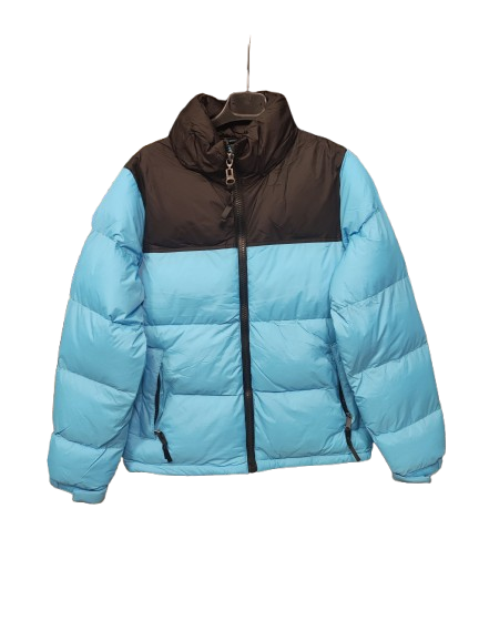 Giubbotto Piumino unisex Uomo donna Bicolore – Blu e Nero